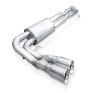 Ford F-350 Performance Exhaust - Rear - Stainless Works - Cat Back, Lightning Exit, Dual Exit, X-Pipe, S-Tube Mufflers - Polished - `17-`20 Ford F-350 Performance Exhaust - Rear - Stainless Works - Cat Back, Lightning Exit, Dual Exit, X-Pipe, S-Tube Mufflers - Polished - `17-`20
